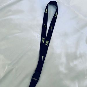 Nike Black & Green Lanyard
